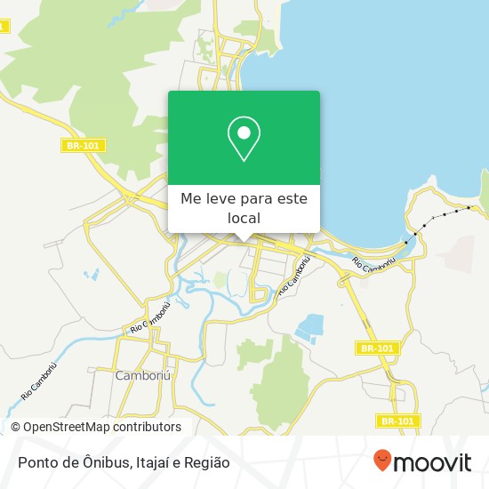 Ponto de Ônibus mapa