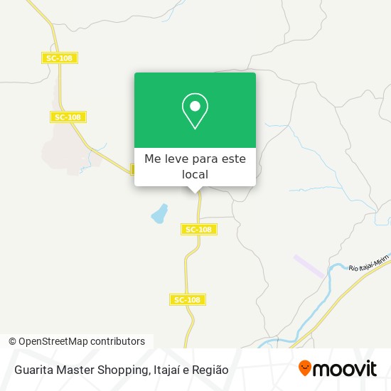 Guarita Master Shopping mapa