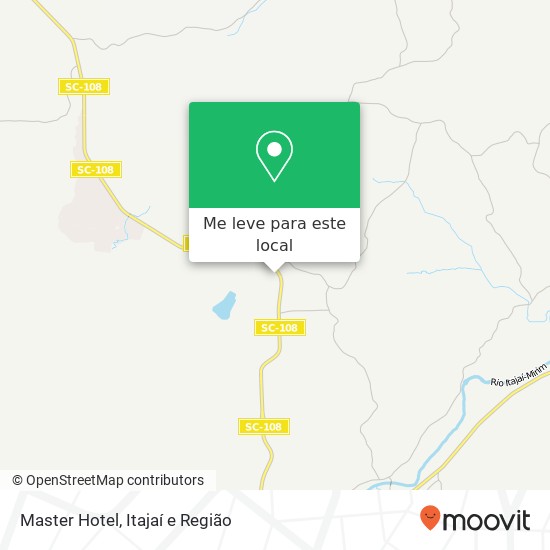 Master Hotel mapa
