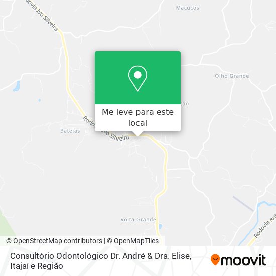 Consultório Odontológico Dr. André & Dra. Elise mapa