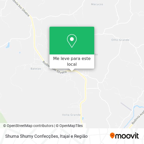 Shuma Shumy Confecções mapa