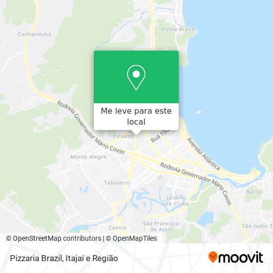 Pizzaria Brazil mapa