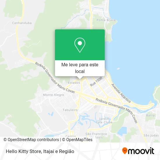 Hello Kitty Store mapa