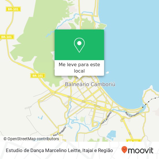 Estudio de Dança Marcelino Leitte mapa