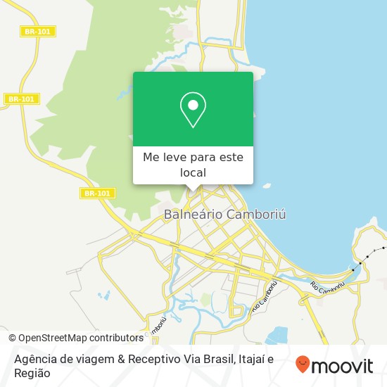 Agência de viagem & Receptivo Via Brasil mapa