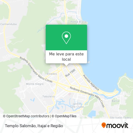 Templo Salomão mapa