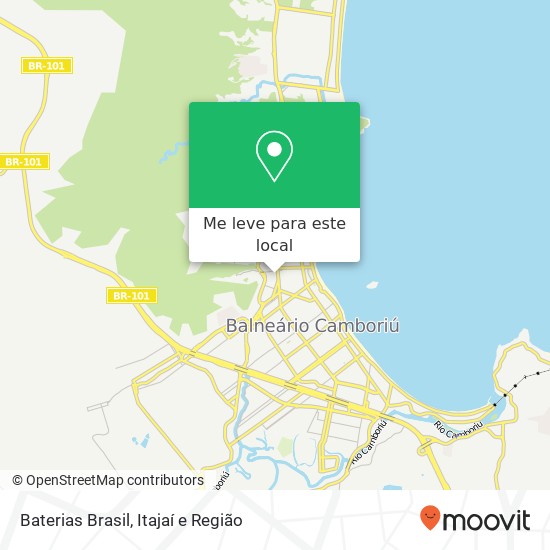 Baterias Brasil mapa