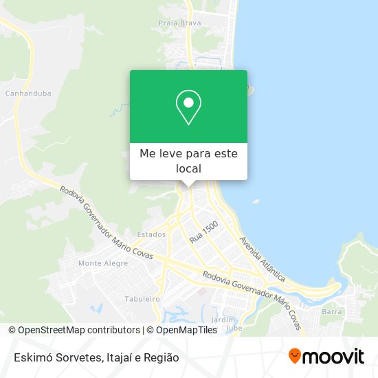 Eskimó Sorvetes mapa