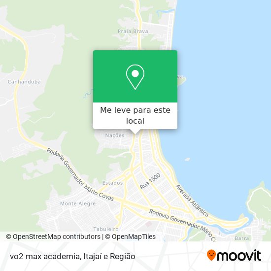 vo2 max academia mapa