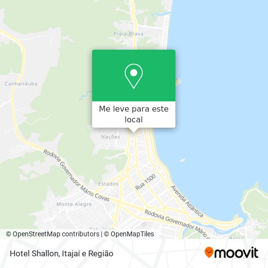 Hotel Shallon mapa
