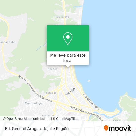Ed. General Artigas mapa
