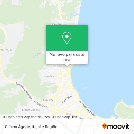 Clínica Ágape mapa