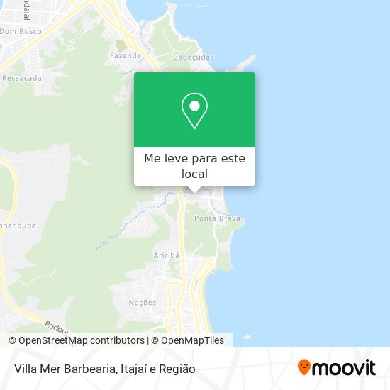 Villa Mer Barbearia mapa