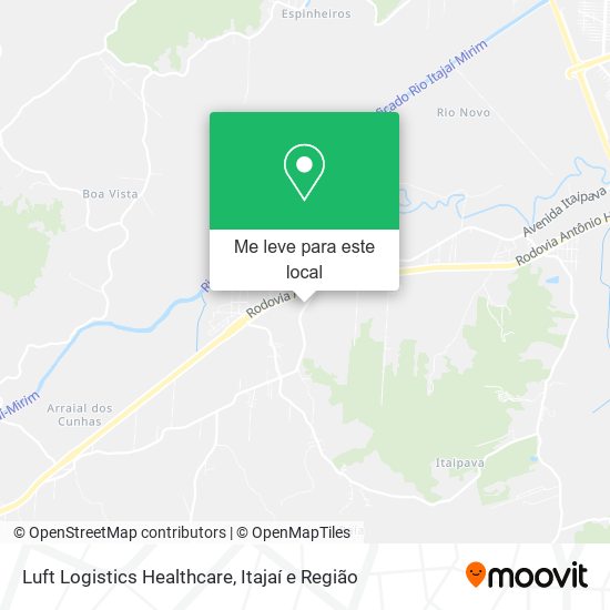 Luft Logistics Healthcare mapa