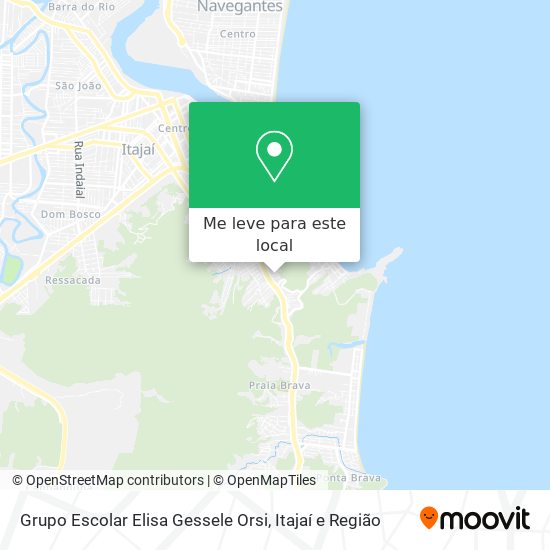 Grupo Escolar Elisa Gessele Orsi mapa