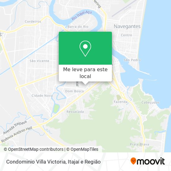 Condominio Villa Victoria mapa