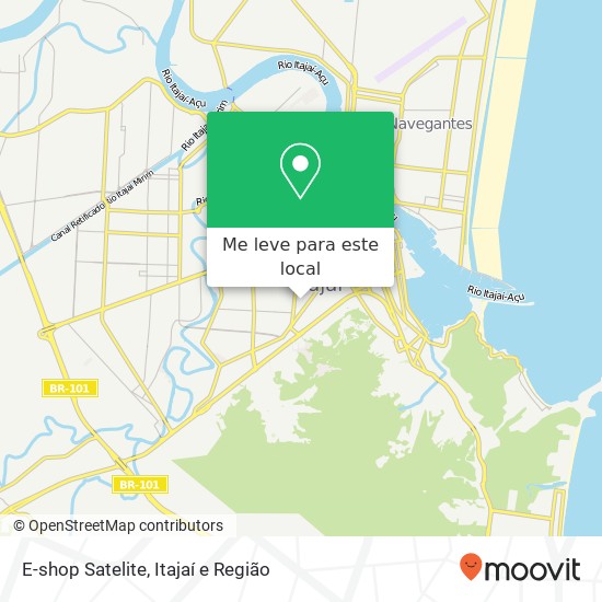 E-shop Satelite mapa