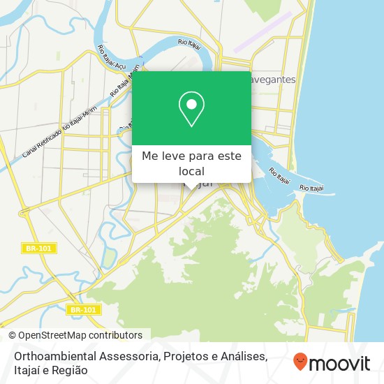 Orthoambiental Assessoria, Projetos e Análises mapa