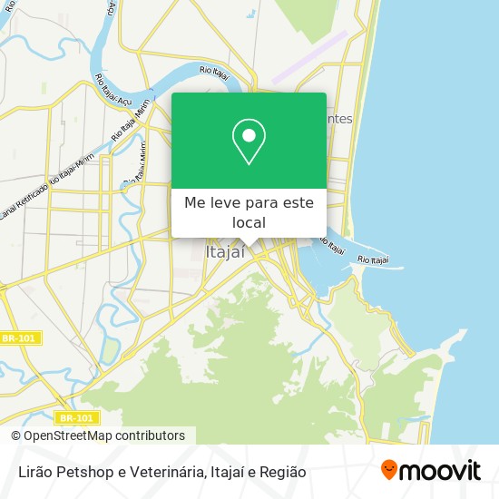 Lirão Petshop e Veterinária mapa