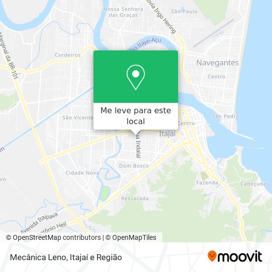 Mecânica Leno mapa