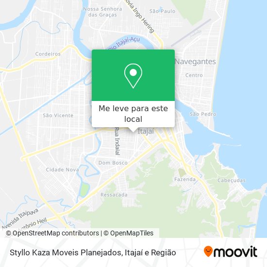 Styllo Kaza Moveis Planejados mapa