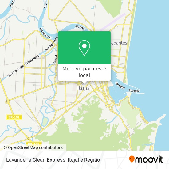 Lavanderia Clean Express mapa