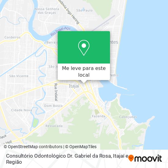 Consultório Odontológico Dr. Gabriel da Rosa mapa