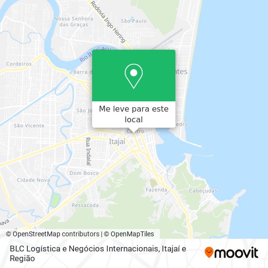 BLC Logística e Negócios Internacionais mapa