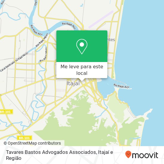 Tavares Bastos Advogados Associados mapa