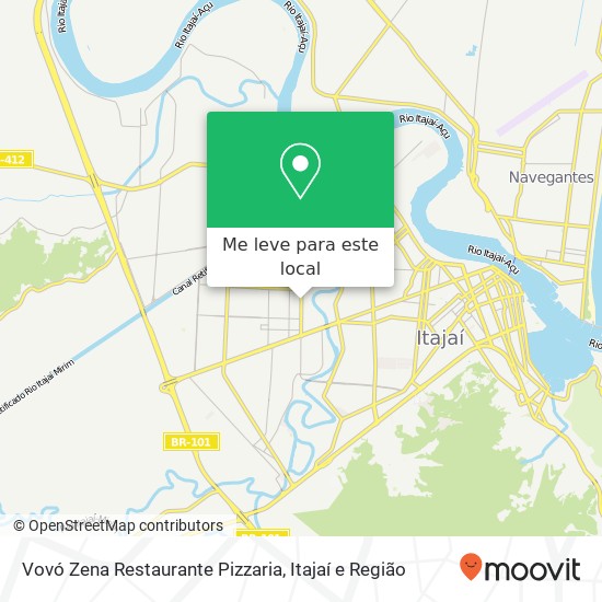 Vovó Zena Restaurante Pizzaria mapa