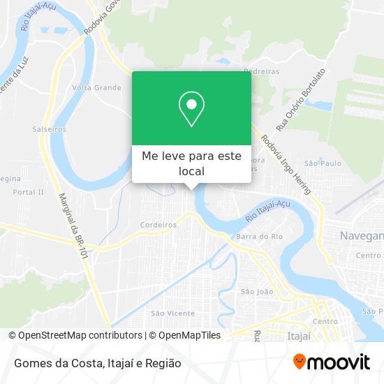 Gomes da Costa mapa