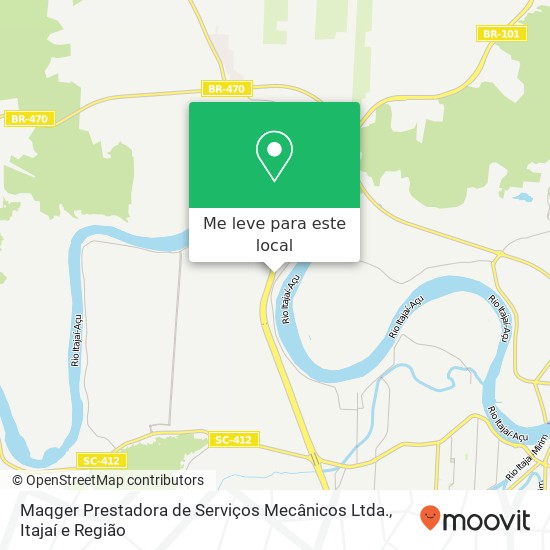 Maqger Prestadora de Serviços Mecânicos Ltda. mapa