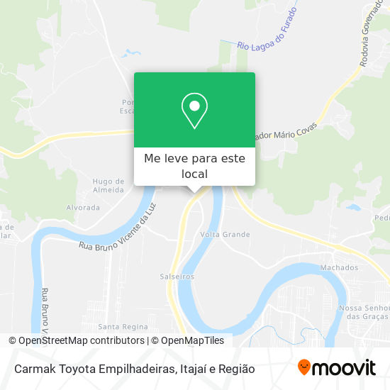 Carmak Toyota Empilhadeiras mapa