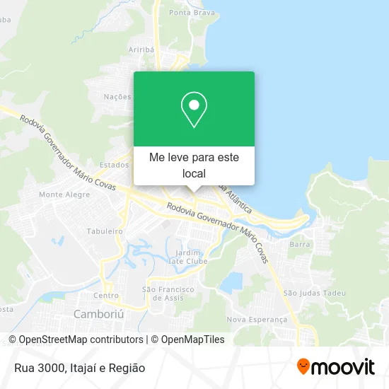 Rua 3000 mapa