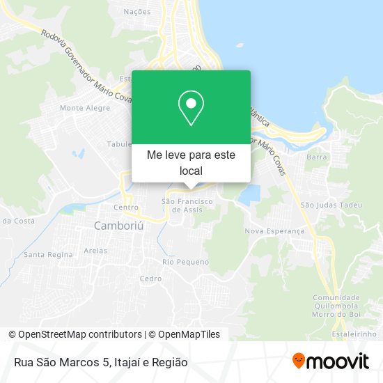 Rua São Marcos 5 mapa