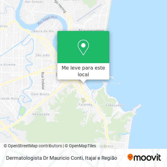 Dermatologista Dr Mauricio Conti mapa