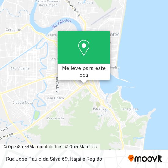 Rua José Paulo da Silva 69 mapa