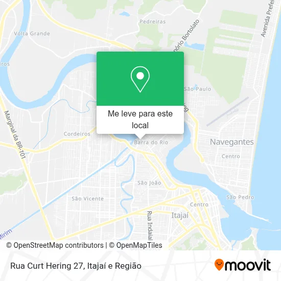 Rua Curt Hering 27 mapa