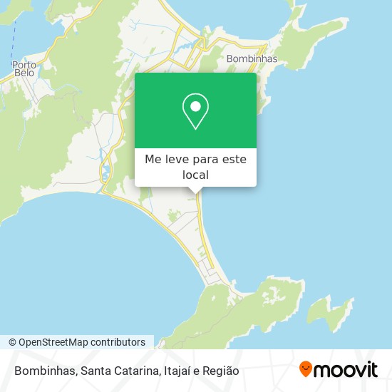Bombinhas, Santa Catarina mapa