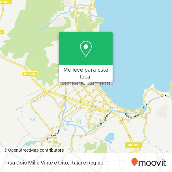 Rua Dois Mil e Vinte e Oito mapa