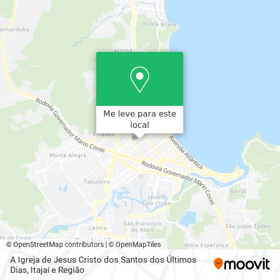 A Igreja de Jesus Cristo dos Santos dos Últimos Dias mapa