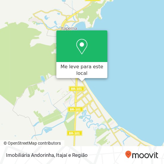 Imobiliária Andorinha mapa