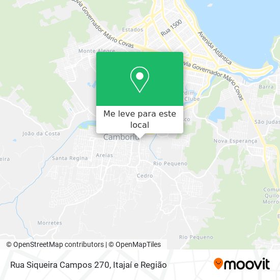 Rua Siqueira Campos 270 mapa
