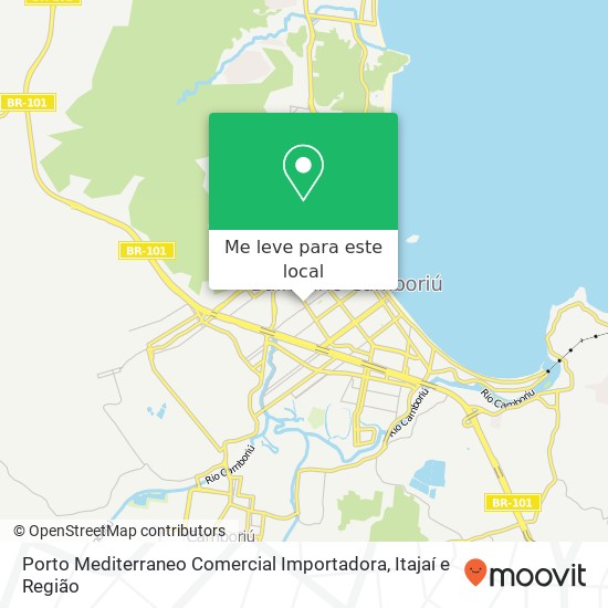 Porto Mediterraneo Comercial Importadora mapa