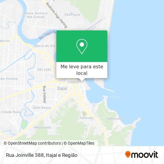 Rua Joinville 388 mapa