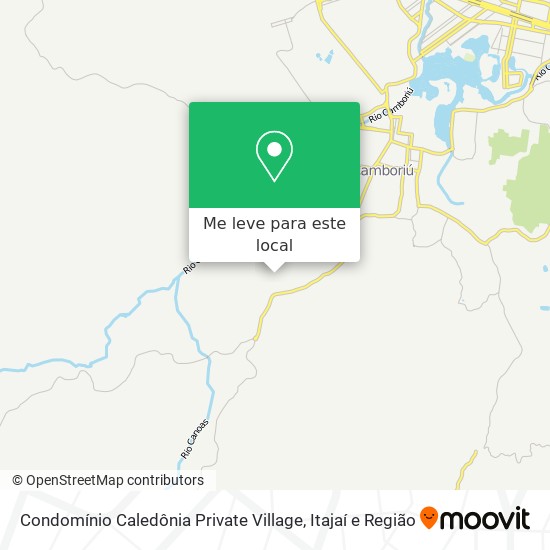 Condomínio Caledônia Private Village mapa