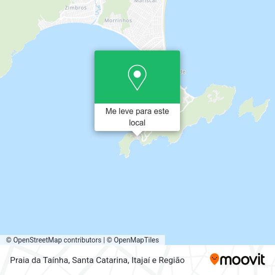Praia da Taínha, Santa Catarina mapa