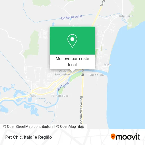 Pet Chic mapa