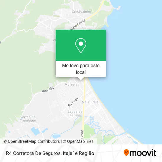 R4 Corretora De Seguros mapa