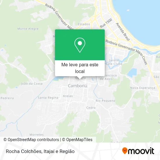 Rocha Colchões mapa
